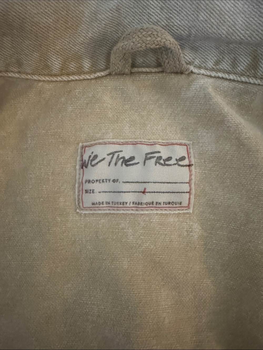 Free people cropped jean jacket - Picture 3 of 8